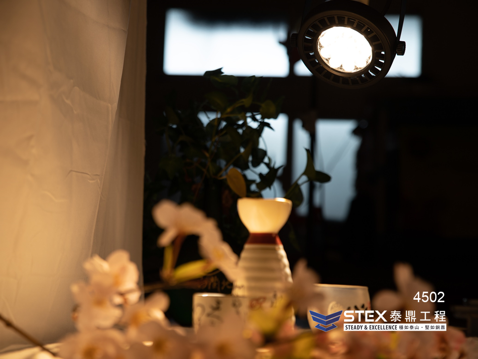 4502|15W LED 軌道燈 【軌道底座可換成吸頂款】