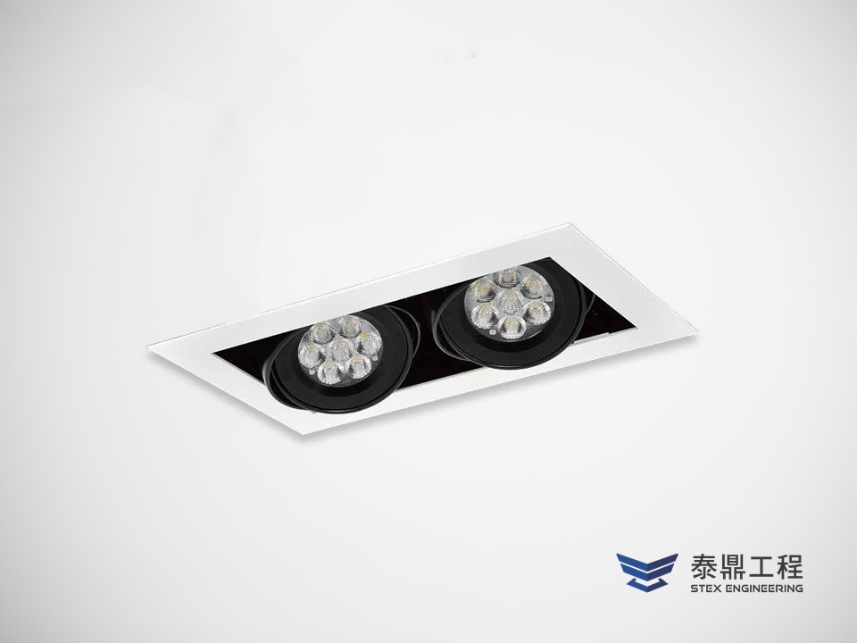 【方形嵌燈】 120×220mm (嵌孔) - 2燈 14W # 2311.001