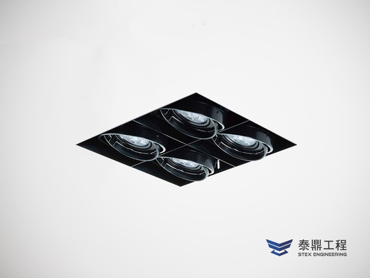 【方形嵌燈】 311×311mm (嵌孔) - 4燈 60W # 2416.001